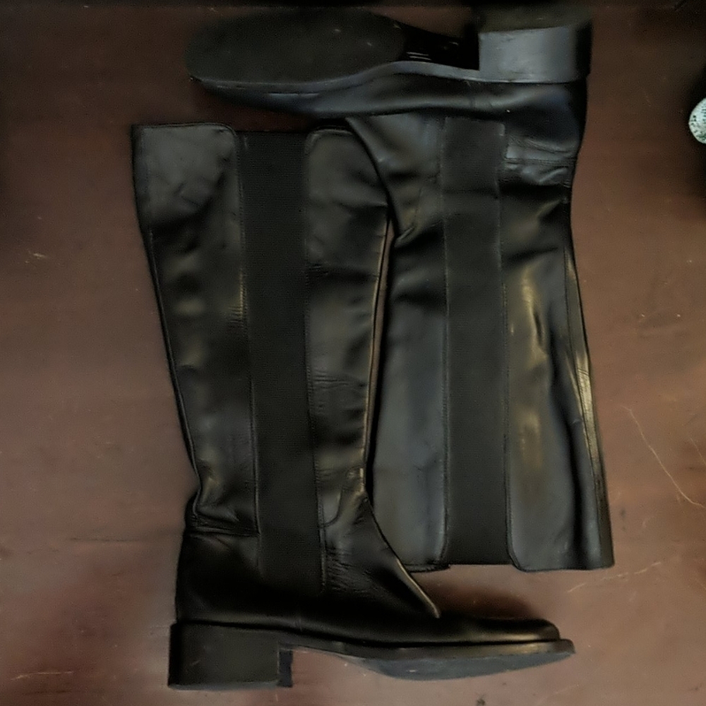 SESTO MEUCCI Black Leather Boots